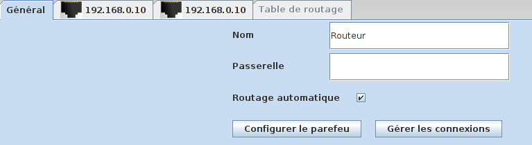 config routeur