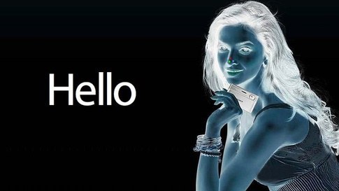 Stare at the colored dots on the girl&rsquo;s nose in the photo above for 30 seconds. Then look at a white surface and start blinking.