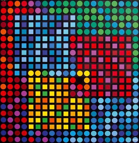 orion noir by victor vasarely