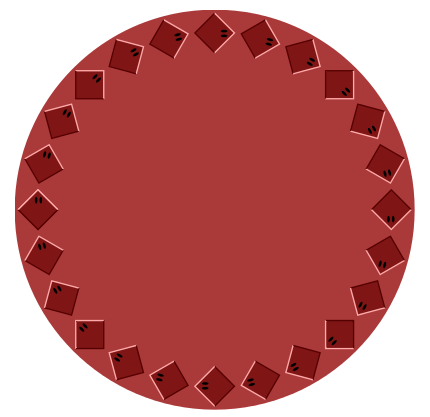 un manège rempli de lutins